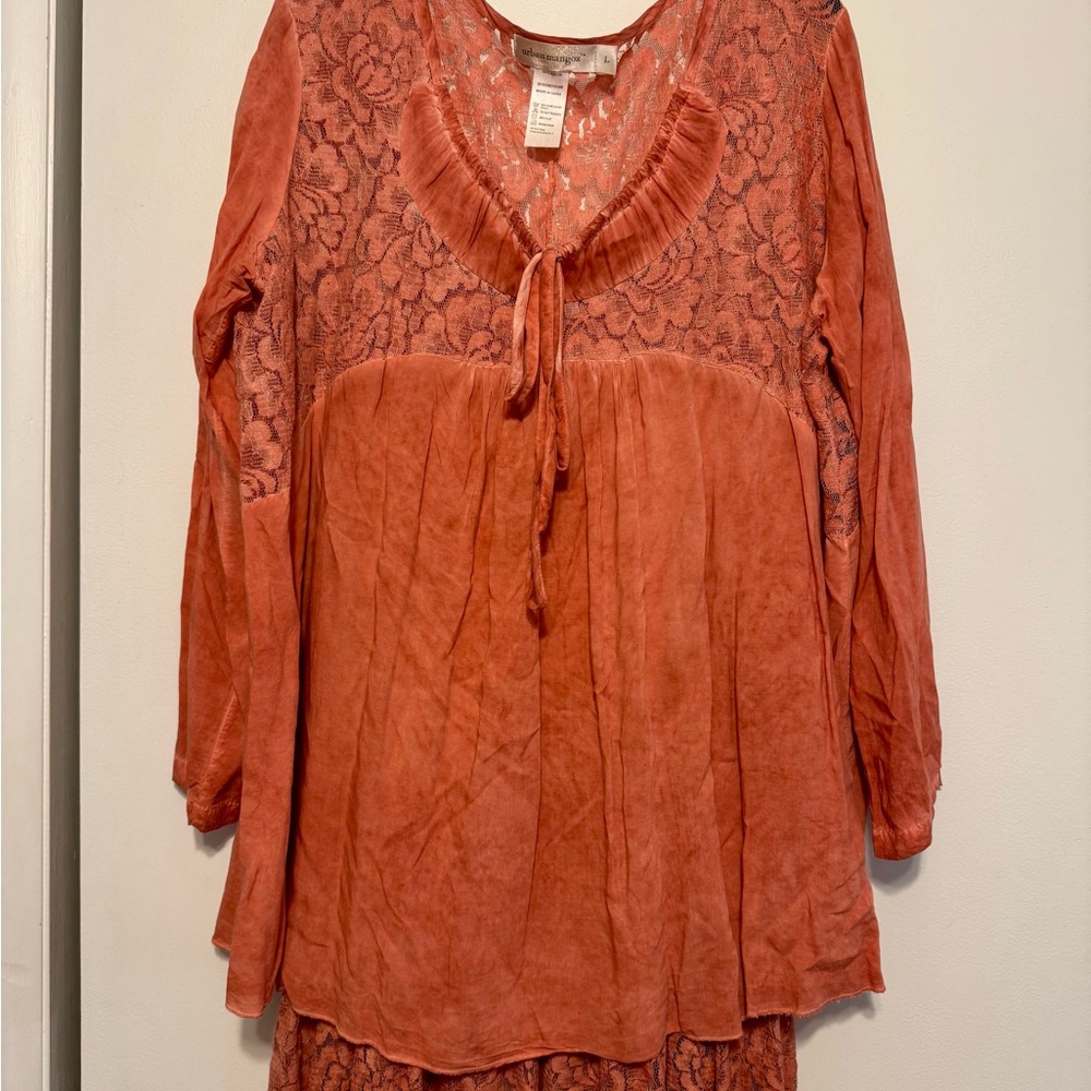 Urban Mangoz Lace Tunic Top